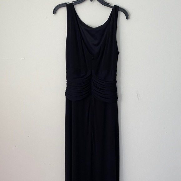 Chic Black Maxi Dress with Embellished Waist - Picture 6 of 7